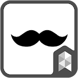 Simple Mustache Launcher theme icon