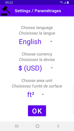 Android application Real Estate Auctions screenshort