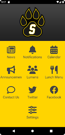 Android application Stanberry R-II School District screenshort
