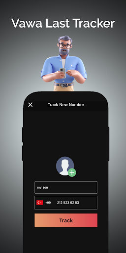 Android application Vawa : Last Seen Tracker Chat screenshort