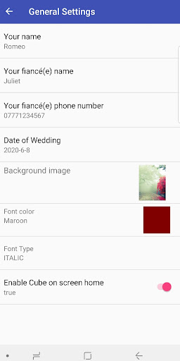 Wedding Day Countdown APP