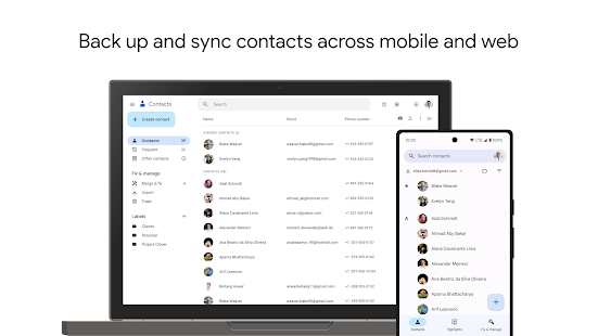 Contacts Screenshot
