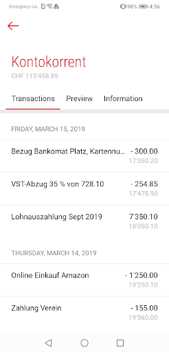 Bank EEK Screen 3