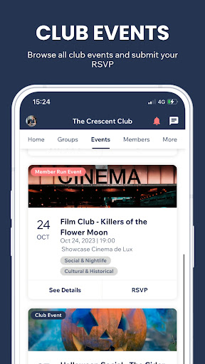 Crescent Club Screen 3