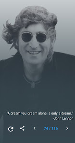 Screenshot 7 John Lennon Quotes and Lyrics android