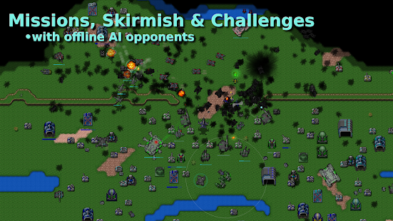 Rusted Warfare - Schermata della strategia RTS