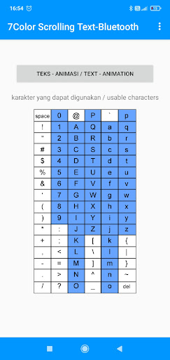 7Color Scrolling Text