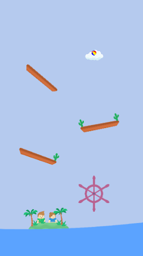 Sky Ball 2D Platform Game wit