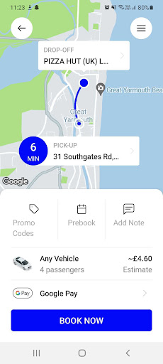 Albies Taxis Screen 3