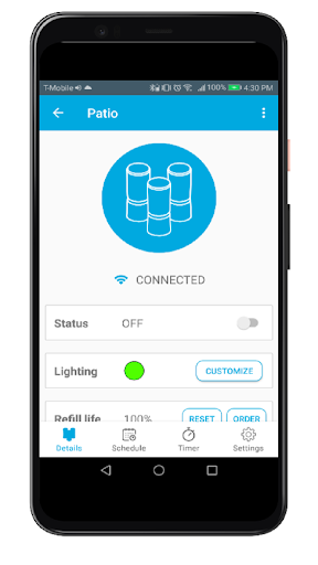 Android application LIV+ screenshort