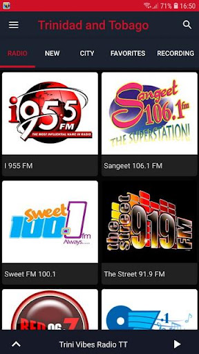 Android application Radio Trinidad and Tobago screenshort