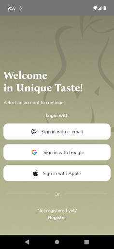 Android application Uniqtst screenshort