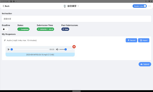 iClass One Screen 3