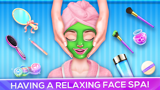 Captura de Pantalla 20 ASMR Makeup Salon: Spa Games android