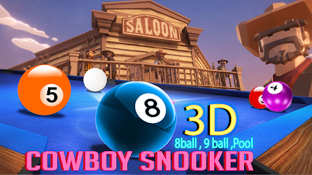 CowBoy 3d Snooker - 8ball , 9ball , pool