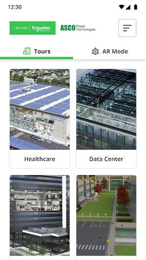 Android application ASCOPower3D+ screenshort