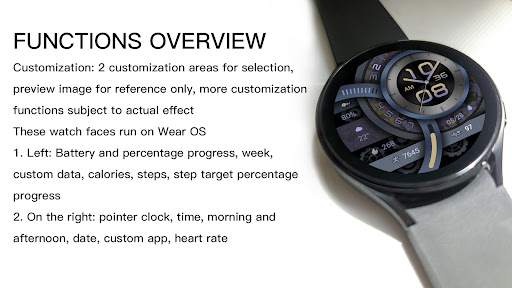 Floral Porcelain For Wear OS Screenshot 3 - AppWisp.com
