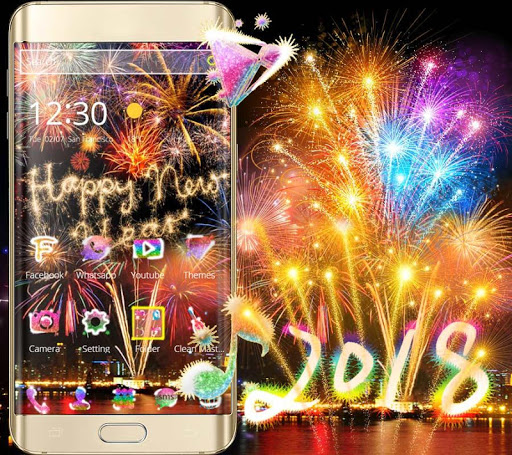 Happy New Year Fireworks Theme