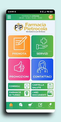 Android application Farmacie Pietrocola screenshort