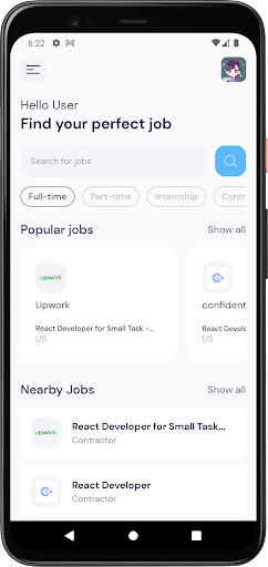 Android application LinkSkills screenshort
