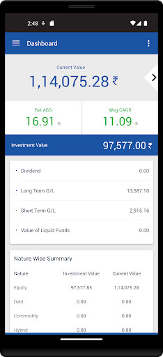 Wise Investment Screen 2