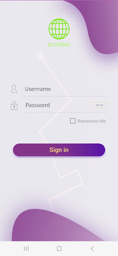 Android application SUTRINO Track screenshort