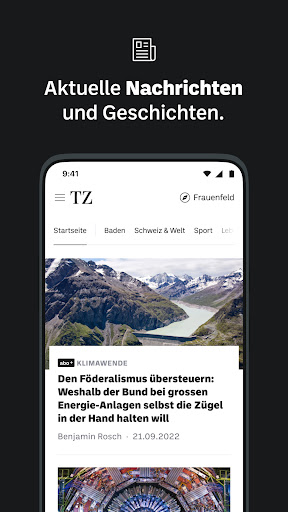 Android application Thurgauer Zeitung News screenshort