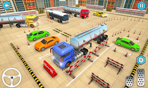 Oil Tanker Parking Truck Games 3.1 APK + Mod (Unlimited money) إلى عن على ذكري المظهر