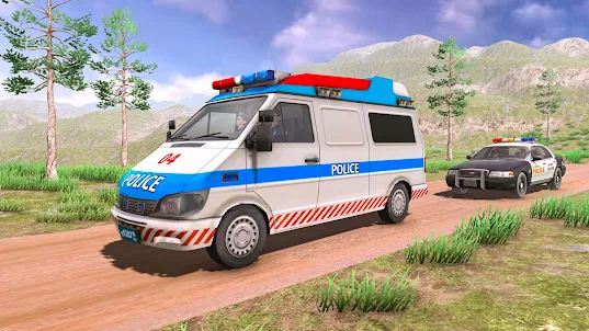 Police Van Car Simulator Drive