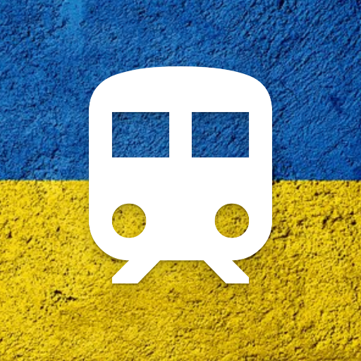Train schedules of Ukraine Logo