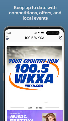 100.5 WKXA Screen 3