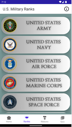 U.S. Military Ranks Screen 2