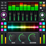 Cover Image of Baixar Equalizador de música – Bass Booster, Virtualizer  APK