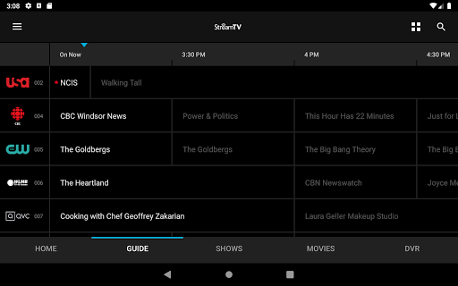Screenshot of StreamTV by Buckeye Broadband