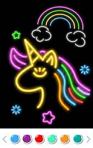 Unicorn Coloring Girl Games