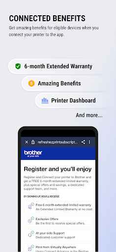 Screenshot of Brother Mobile Connect
