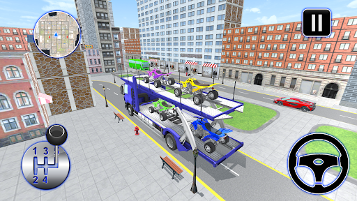 Android application ATV Transport Truck Car Games screenshort