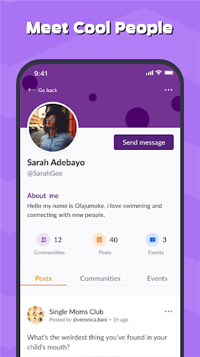 Android application Fusion: Creators & Communities screenshort