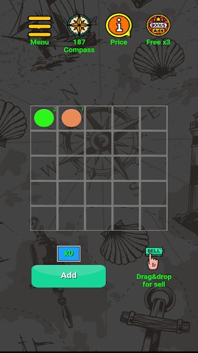 Compass Idle Clicker Screen 2