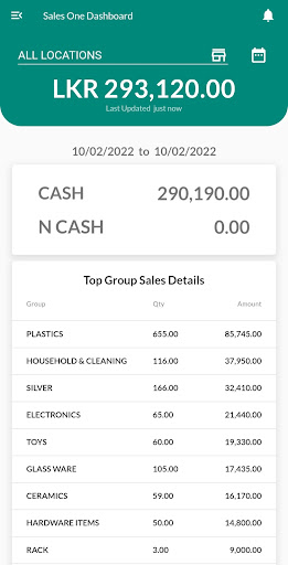 Sales One Screen 3