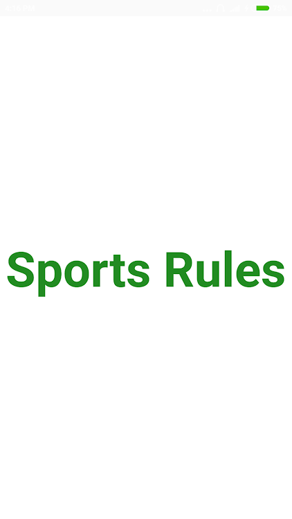 Sports Rules - 3.1.7 - (Android)