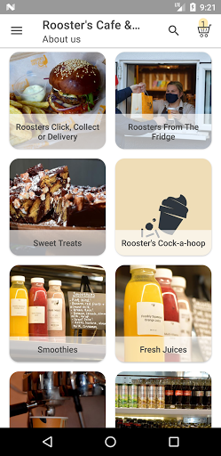 Android application Rooster’s screenshort