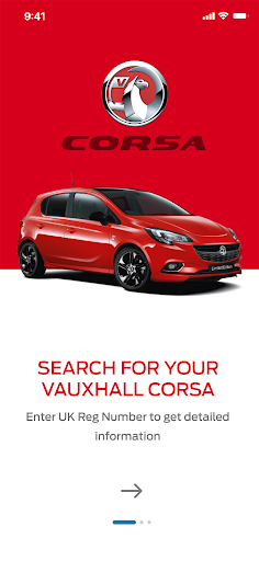 Android application My Vauxhall Corsa screenshort