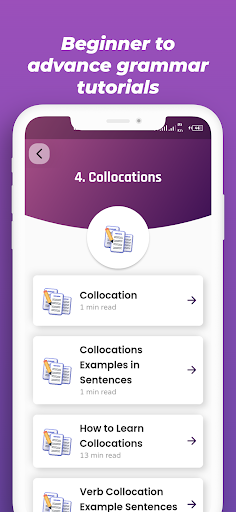Screenshot of Learn English Grammar [Pro]