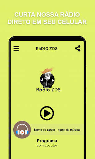 Android application Rádio ZDS screenshort