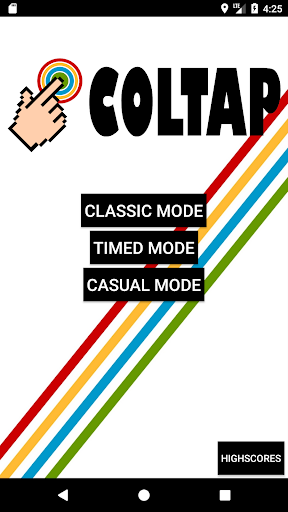 Android application ColTap: Color Tap screenshort