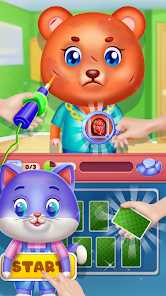 cute pet clinic with mini gameAPK (Mod Unlimited Money) latest version screenshots 1