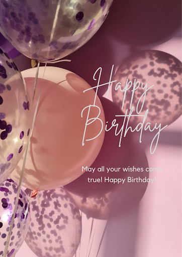 Android application Happy birthday to me screenshort