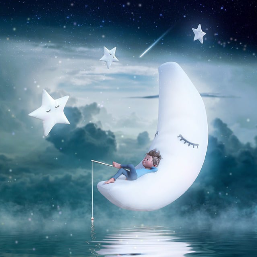 Lullaby songs for baby logo