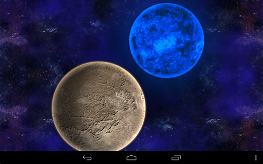 Planets in universe LWP key screenshot 11